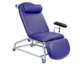 Fixed Height Reclining Phlebotomy Chair - 4 Locking Castors ,Vinyl - Anti Bacterial , CODE :-MMCHR010